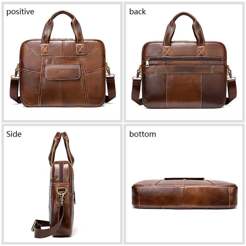 Sac en Cuir Véritable Homme