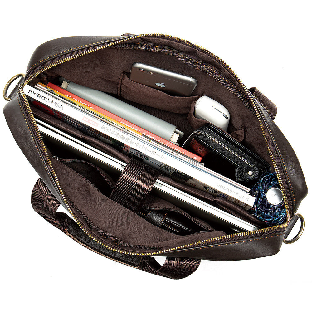 Sac Business Homme en Cuir Véritable