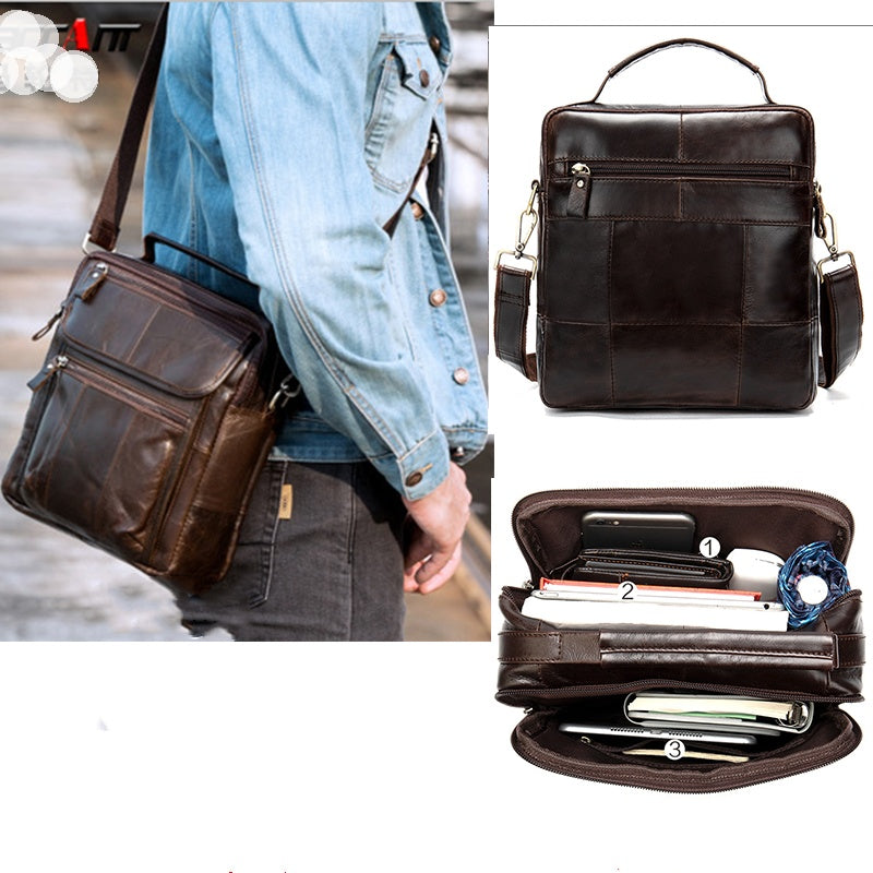 Sac en Cuir Véritable Homme