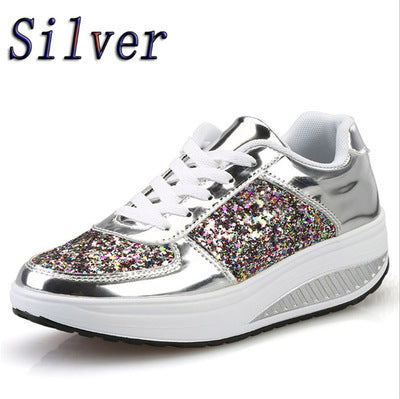 Baskets Femme Brillantes