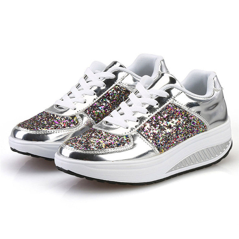 Baskets Femme Brillantes