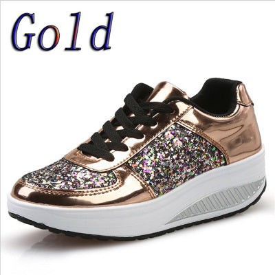 Baskets Femme Brillantes