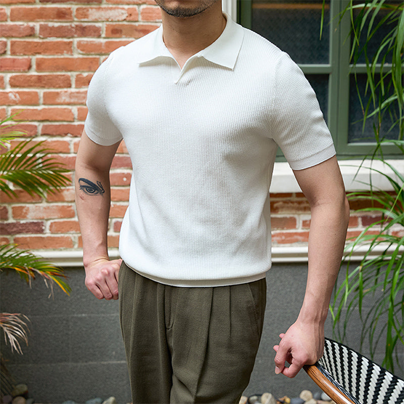 Polo Homme en Lyocell