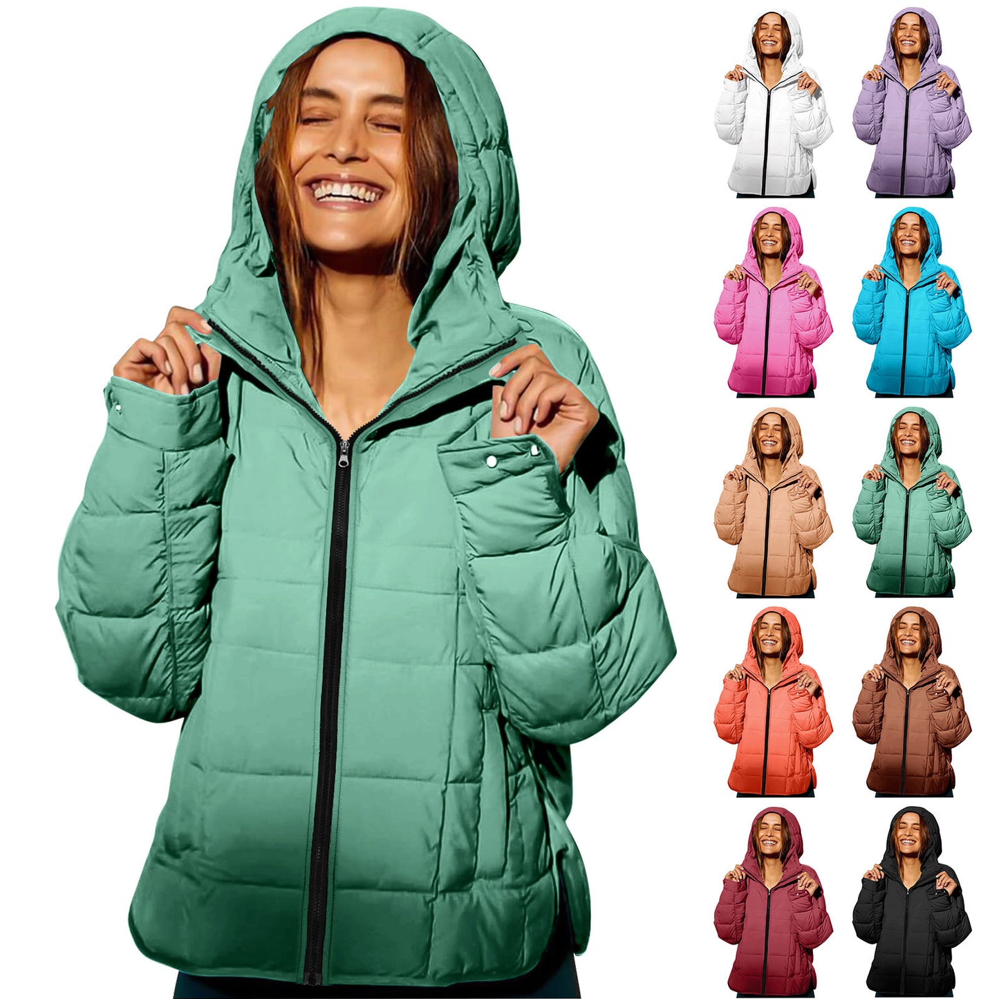 Veste matelassée à capuche