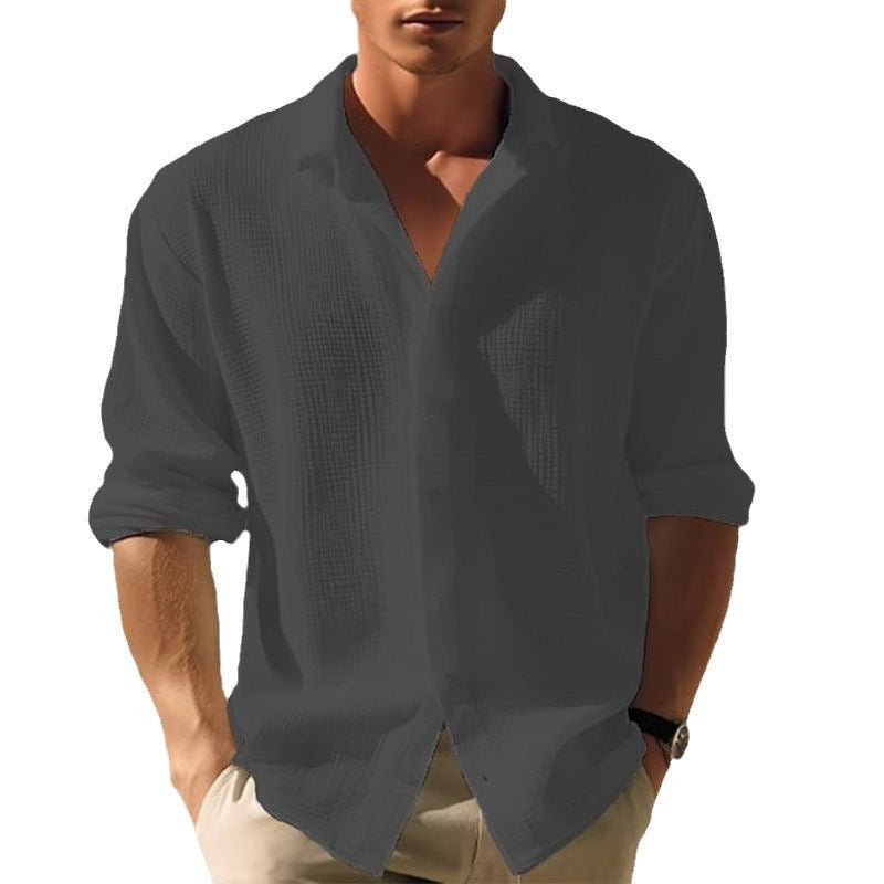 Chemise homme manches longues