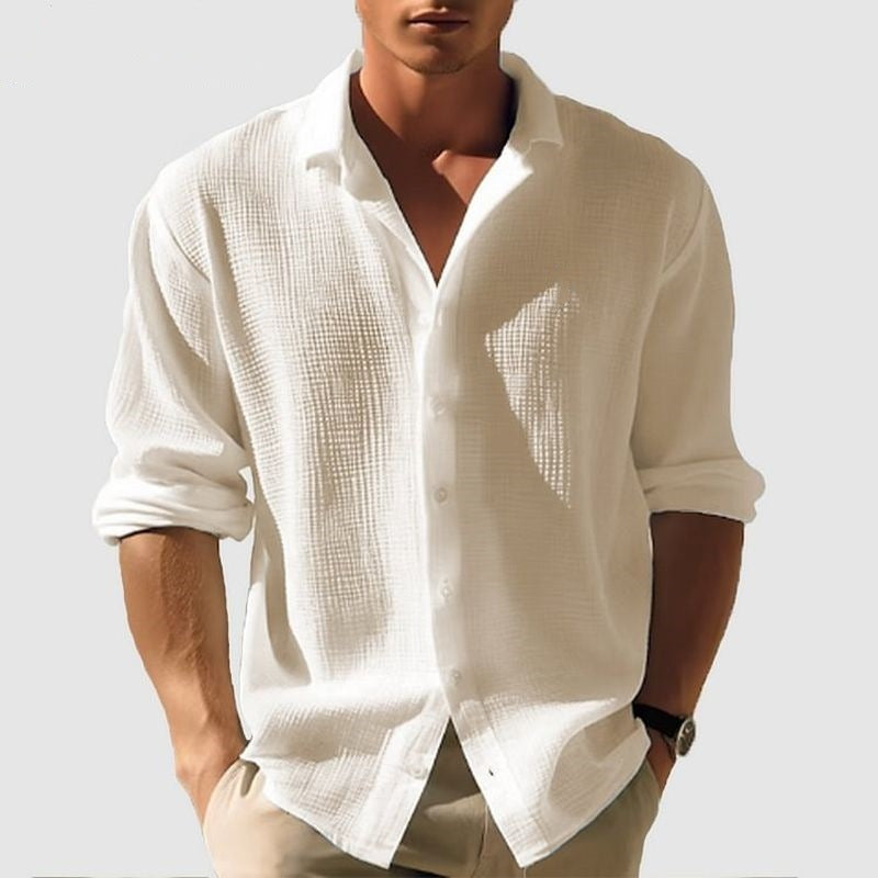 Chemise homme manches longues