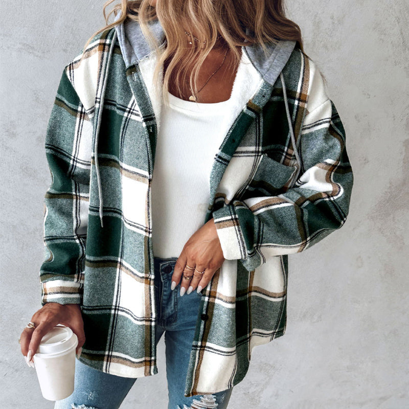 Chemise Veste Femme à Carreaux