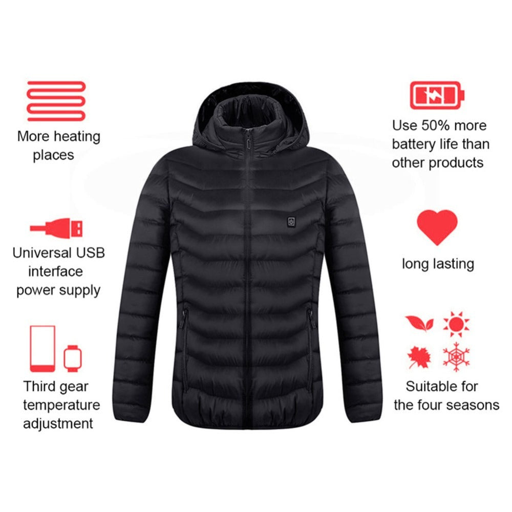 Veste Chauffante Intelligente USB