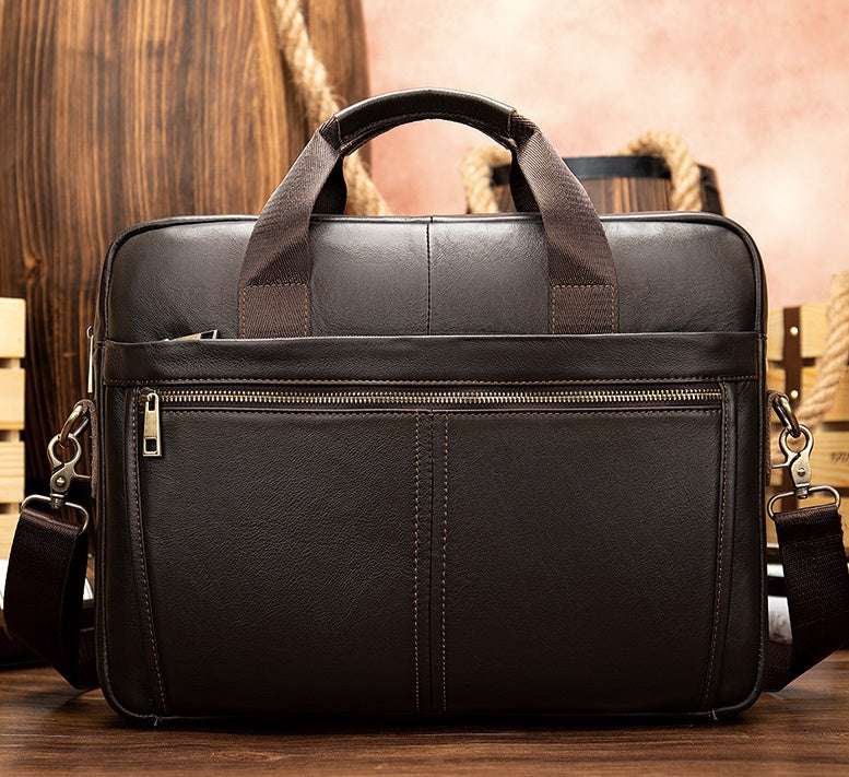 Sac Business Homme en Cuir Véritable