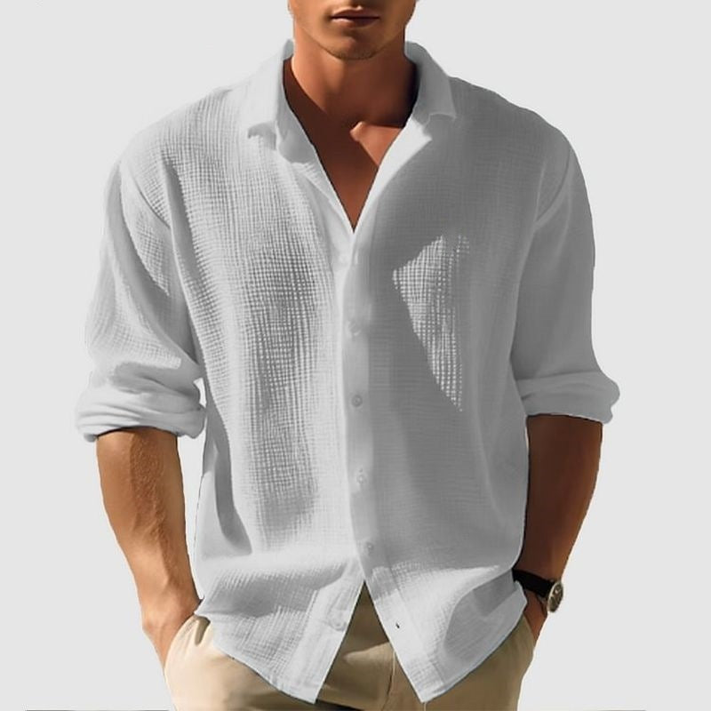 Chemise homme manches longues