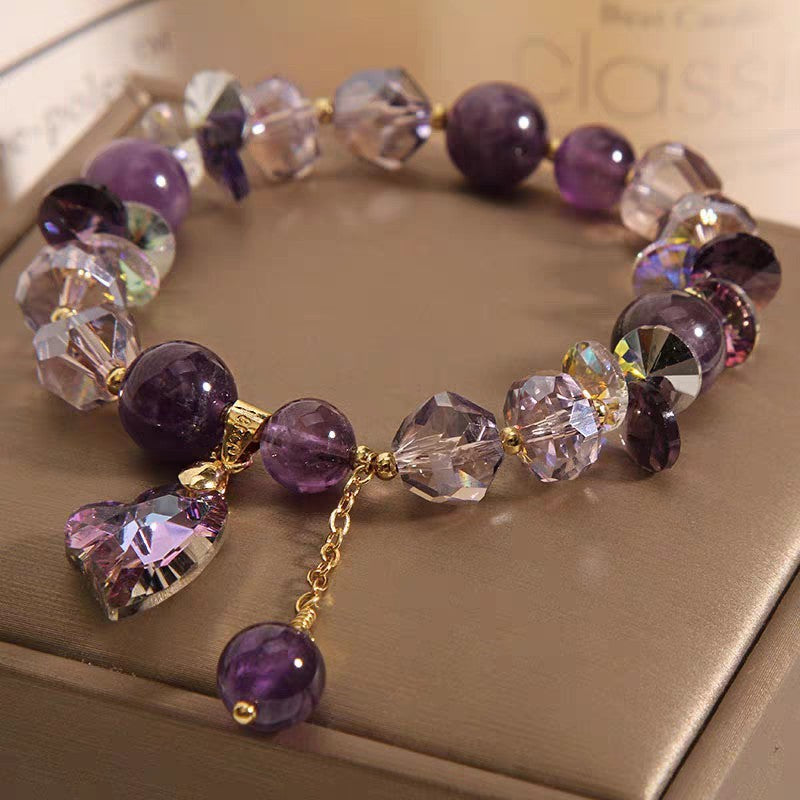Bracelet en Améthyste Naturelle