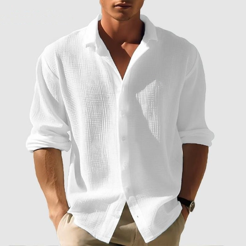 Chemise homme manches longues