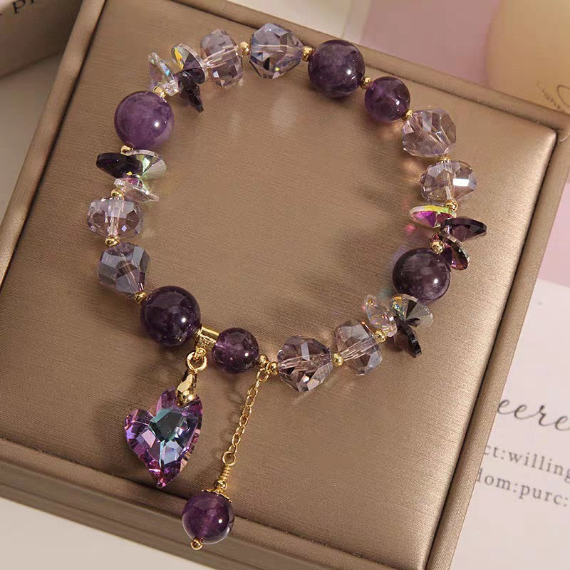 Bracelet en Améthyste Naturelle