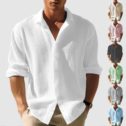 Chemise homme manches longues