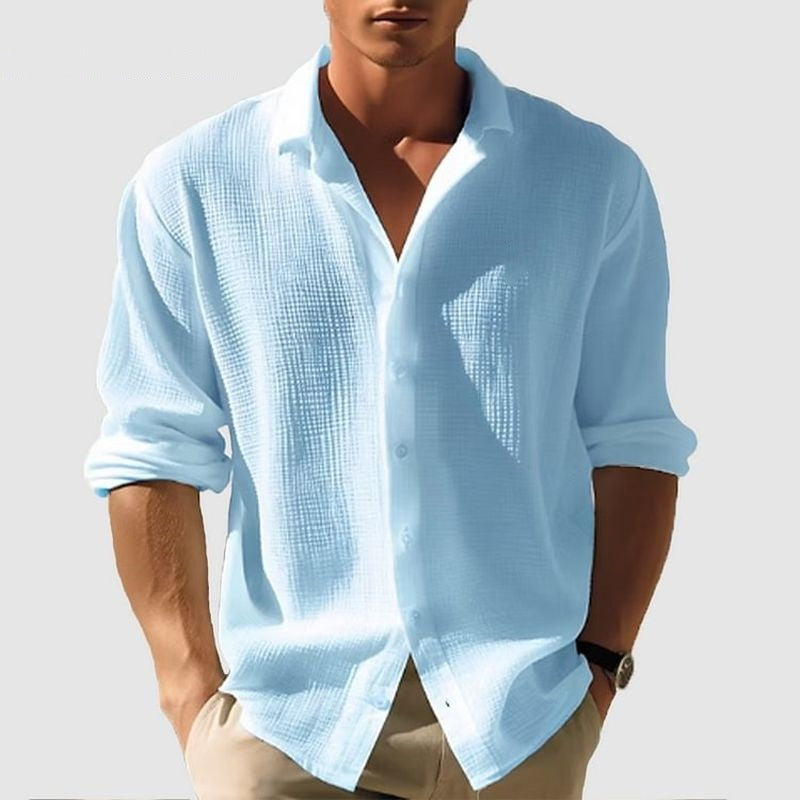 Chemise homme manches longues