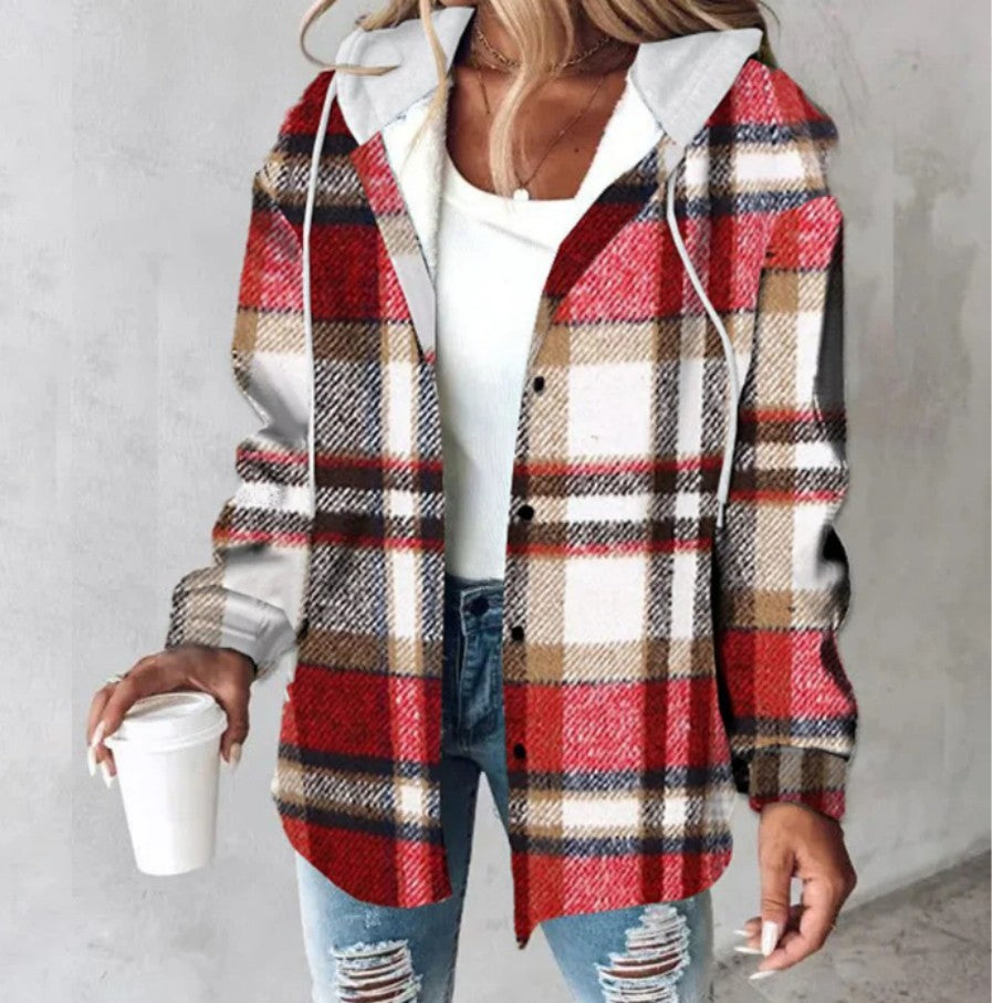 Chemise Veste Femme à Carreaux