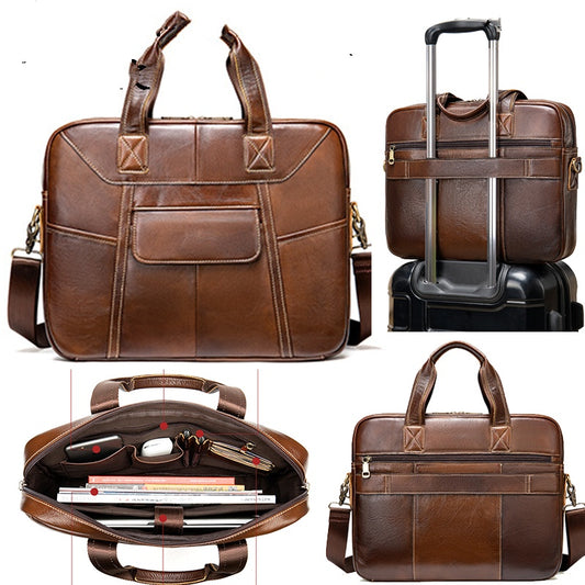 Sac en Cuir Véritable Homme