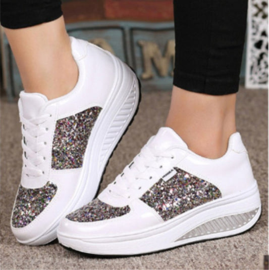 Baskets Femme Brillantes