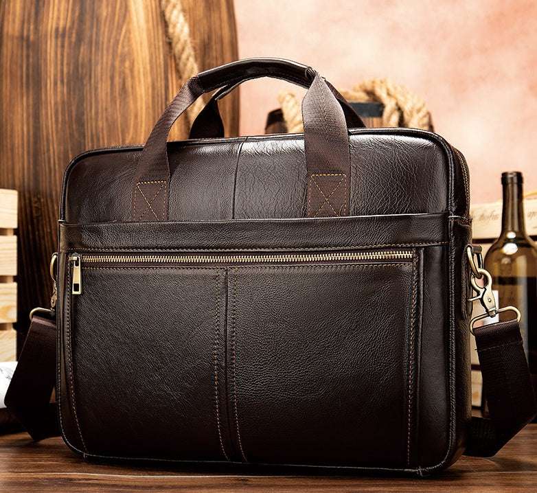 Sac Business Homme en Cuir Véritable