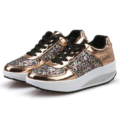 Baskets Femme Brillantes