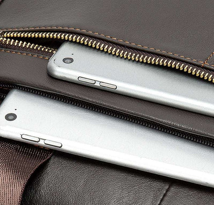 Sac Business Homme en Cuir Véritable