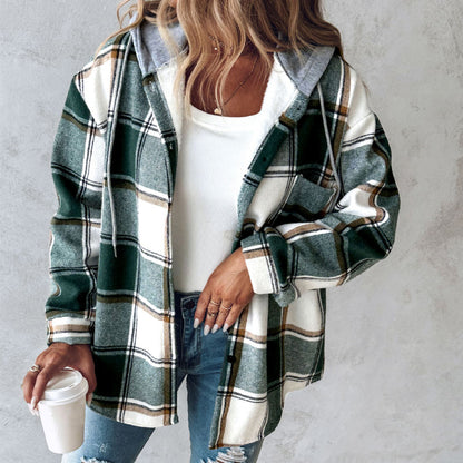 Chemise Veste Femme à Carreaux