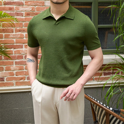 Polo Homme en Lyocell
